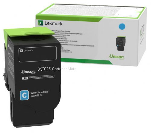 Lexmark 78C6UCE Cyan Ultra High Yield - Original