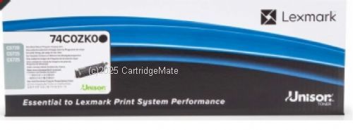Lexmark 74C0ZK0 Black Imaging Unit - Original    