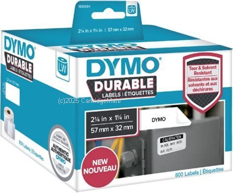 Dymo 1933084 Label Writer  Durable 57mm x 32mm White Labels 
