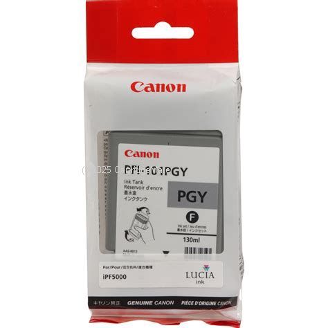 Canon PFI-101PGY Photo Grey Pigment Ink Tank-130ml - Original Product 