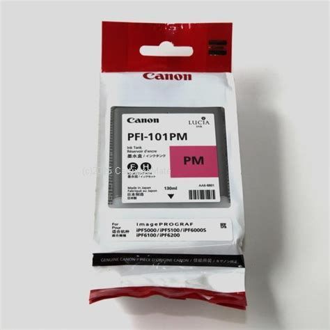 Canon PFI-101PM Photo Magenta Pigment Ink Tank-130ml - Original Product  