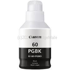 Canon GI60BK Black Bottle of Ink  - Original Product  