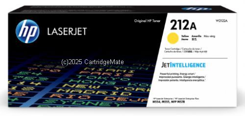 Hewlett Packard W2122A (212A) Yellow- Original      