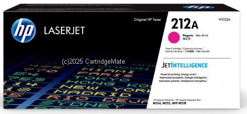 Hewlett Packard W2123A (212A) Magenta - Original      