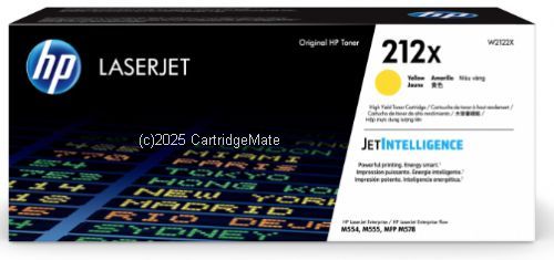 Hewlett Packard W2122X (212X) Yellow High Yield - Original       