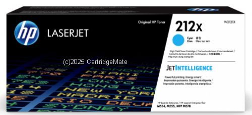 Hewlett Packard W2121X (212X) Cyan High Yield - Original        