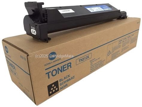Konica Minolta 8938-705 (TN312K) Black copier Toner  - Original 