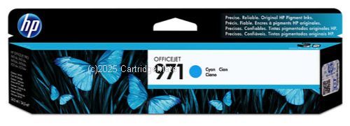 Hewlett Packard CN622AA (971) Cyan - Original 