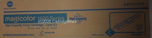 Konica Minolta A0V-30HK Cyan Toner -Original 