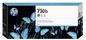 Hewlett Packard 3ED50A (730) Grey Ink 300ml P2V72A - Original