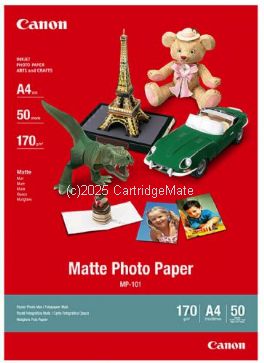 Canon MP-101 Matte Photo Paper A4 170gsm 50 Sheets - Original Product 
