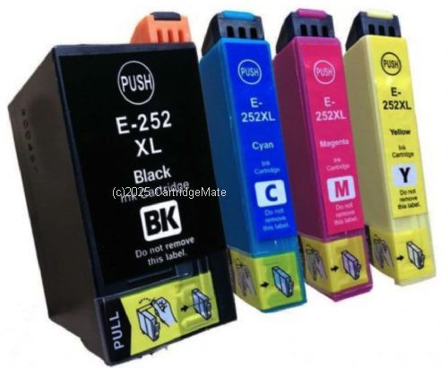 *Epson T253192 (252XL) 4 Pack - Extra High Yield New Compatible Inkjet Cartridges 
