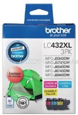 Brother LC-432XL3PK (CMY) Extra Large - Original     