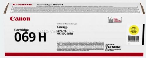 Canon Cart069YHY Yellow High Yield Toner Cartridge - Original           