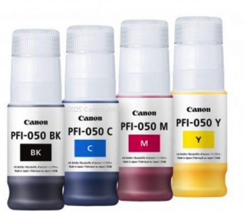 Canon PFI-050BK Value Pack (BCMY) - Original