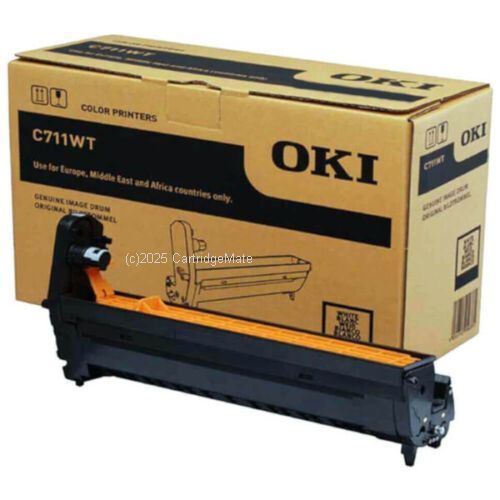 Oki 44318532 Drum Unit White  (C711WT)   - Original