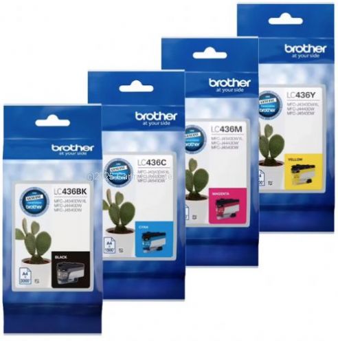 Brother LC-436 Value Pack (BCMY) Original inks