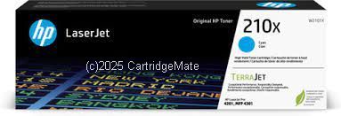 Hewlett Packard W2101X (210X) Cyan High Yield - Original       