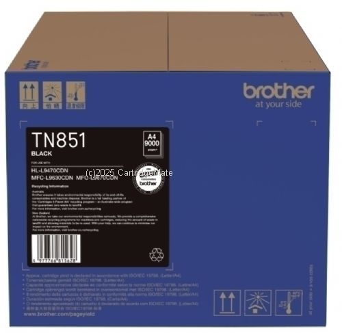 Brother TN-851K Black - Average 9,000 - Original  