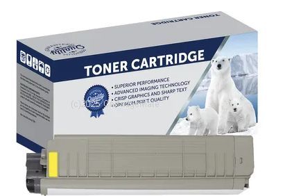CartridgeMate Oki 45862833 (ES8473) Yellow New - Average 8,800 Pages   