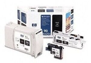 Hewlett Packard C5054A/No 90 Black Printhead & Cleaner 