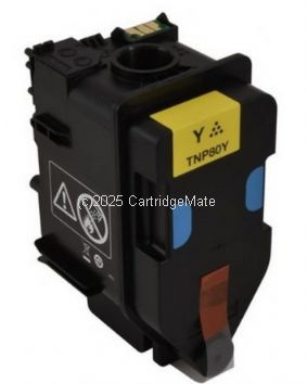 CartridgeMate Konica Minolta AAJW-232 (TPN80) Yellow New Compatible  