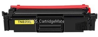 CartridgeMate Brother TN-851XLY Yellow High Yield New Compatible - 9K  