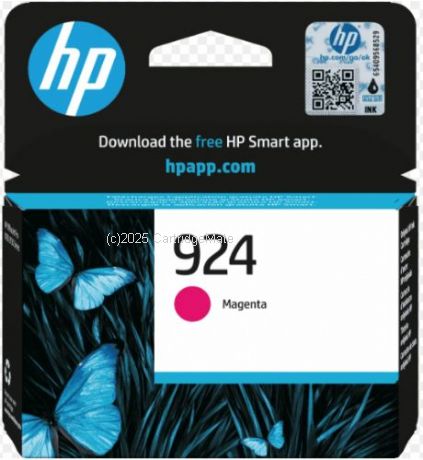 Hewlett Packard 4K0U4NA (924) Magenta Average Yield 400 Pages - Original    
