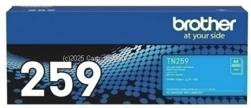 Brother TN-259C Cyan - Average 4,000 - Original    