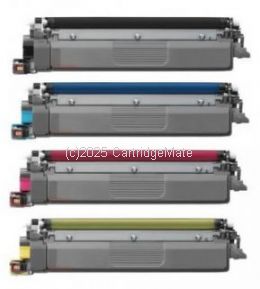 CartridgeMate Brother TN-258XLB High Yield Value Pack New Compatible (BCMY)  