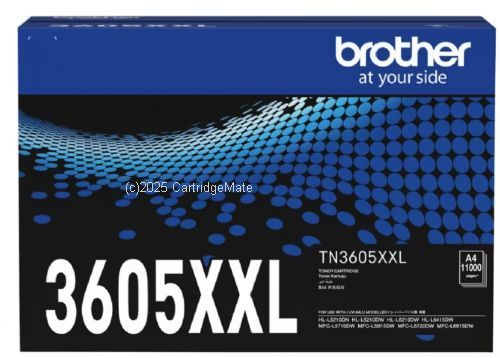 Brother TN-3605XXL Extra Extra Large Toner - Average Yield 11K - Original 