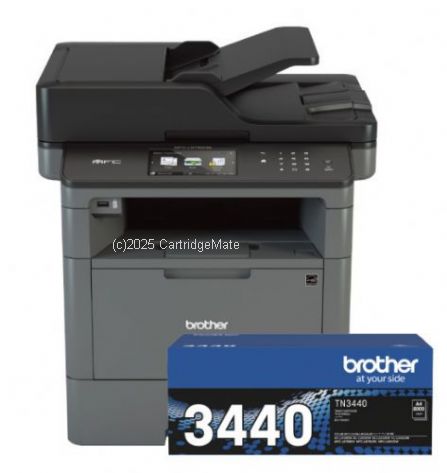 Brother MFC-L5755DW Mono Laser Printer Bundle - Original Product 