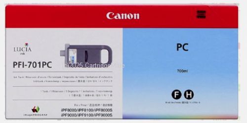 Canon PFI-701PC Photo Cyan Pigment Ink Tank -700ml  - Original Product    