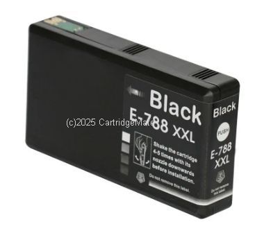 *Epson T788192 (788XXL) Black Ultra High Yield New Compatible Inkjet cartridge 