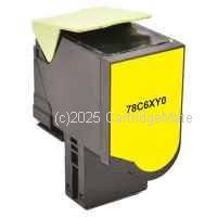 CartridgeMate Lexmark 78C6XYE Yellow High Yield Compatible - 5,000 Pages     