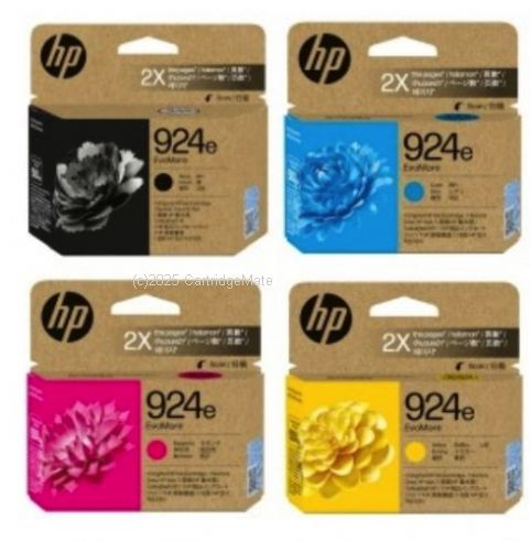 Hewlett Packard 4K0V0NA (924e) Value Pack (BCMY) - Original