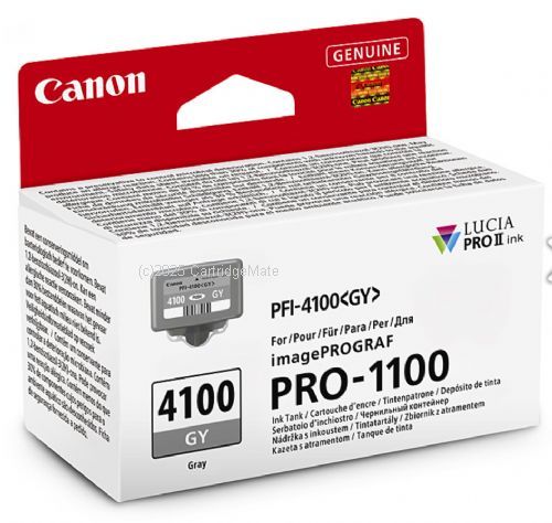 Canon PFI-4100G Grey Ink Tank - Original Product         