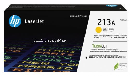 Hewlett Packard W2132A (213A) Yellow - Original          