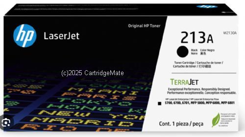 Hewlett Packard W2130A (213A) Black - Original      