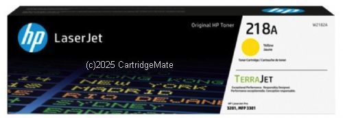 Hewlett Packard W2182A (218A) Yellow - Original       