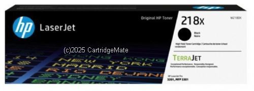 Hewlett Packard W2180X (218X) Black High Yield Black - Original      