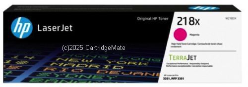 Hewlett Packard W2183X (218X) Magenta  High Yield Black - Original   
