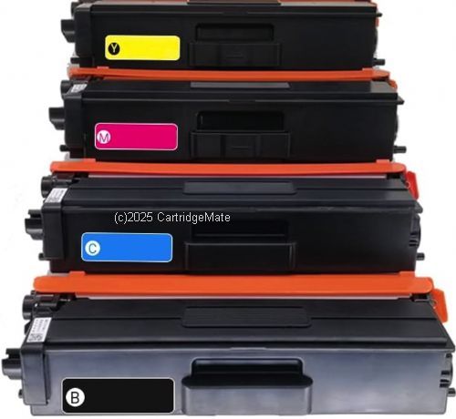 CartridgeMate Brother TN-449K Value Pack (BCMY) Premium Compatible