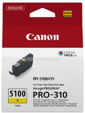 Canon PFI-5100Y Yellow Ink Tank- Original Product            