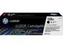 Hewlett Packard CE320A (128A) Black Toner Cartridge - 2,000 Pages - Original
