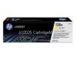 Hewlett Packard CE322A (128A) Yellow Toner Cartridge - Average 1,300 - Original