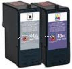 *Lexmark 18Y0144A\18Y0143A High Yield Large Compatible Inkjet Twin Pack
