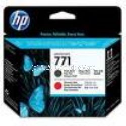 Hewlett Packard CE017A (771) Matte Black & Chromatic Red Printhead