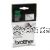 Brother M-K231 Non Laminated Black printing on White Tape - 12mm x 8 metres