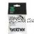 Brother M-K232 Non Laminated Red printing on White Tape - 12mm x 8 metres 